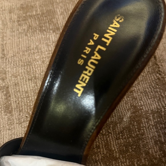 Saint Laurent Dark Brown Women's Heels - Picture 5 of 10